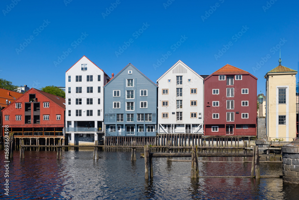 Obraz premium Das historische Trondheim