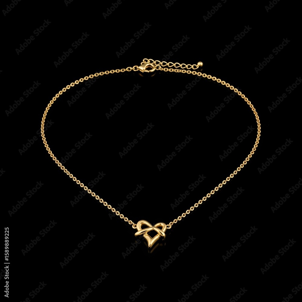 necklace on black background necklace on black background