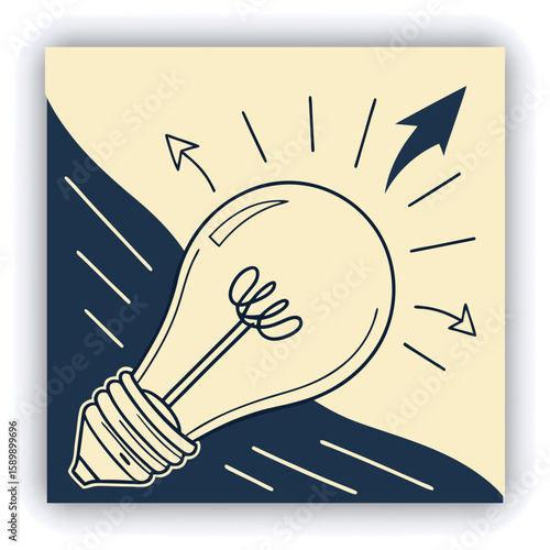 Glowing lightbulb held carefully in open hands radiating warmth and symbolizing a bright idea or inspiration.