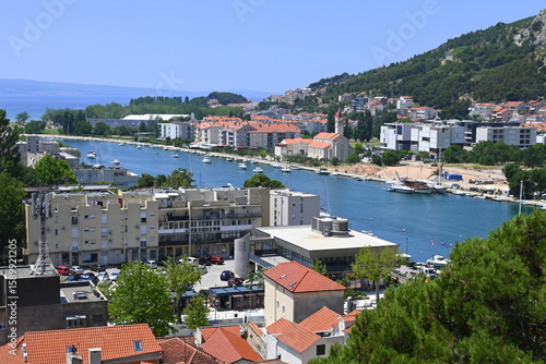 Fototapeta Naklejka Na Ścianę i Meble -  Cetina River, Omiš, Croatia, Europe