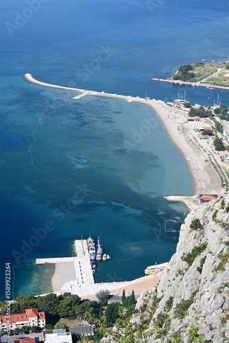 Fototapeta Naklejka Na Ścianę i Meble -  Cetina River, Omiš, Croatia, Europe