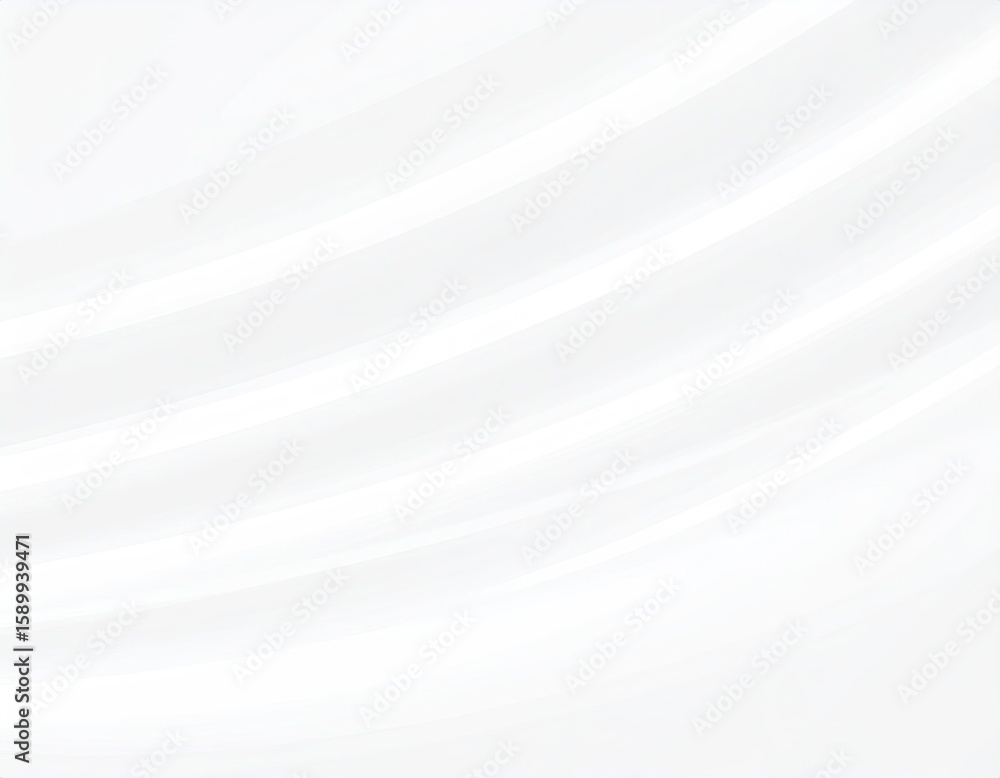 Obraz premium Smooth, flowing white lines