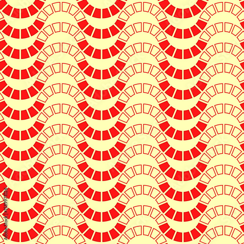 Checks wallpaper. Seamless geometric pattern. Spots background. Mosaic ornament. Geometrical motif. Ethnic digital paper. Tribal textile print. Embroidery web design. Curves vector. Linear art.