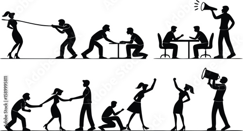 Disaster Emergency Safety Icons Set – Vector Warning and Rescue Symbols