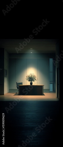 Golden Wheat Field with Trees Under a Blue Sky