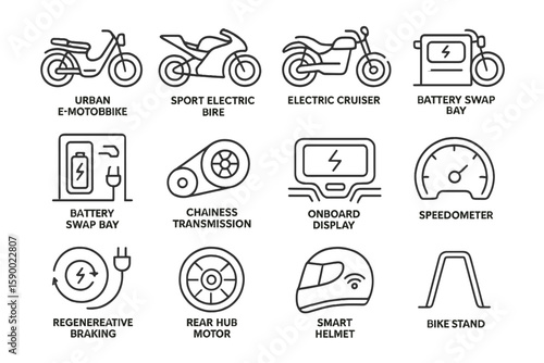 Electric motorcycle features: design, display, battery, motor, helmet