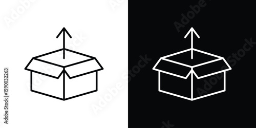 Product release icon black vector concept - stock vector.