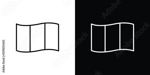 Italy flag icon black vector concept - stock vector.