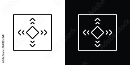 Flexibility icon black vector concept - stock vector.