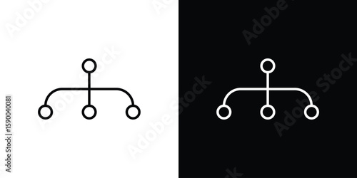 Consolidation icon black vector concept - stock vector.