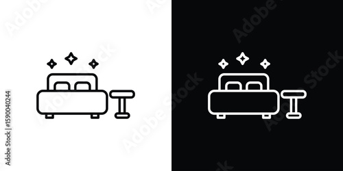 Clean Room icon black vector concept - stock vector.