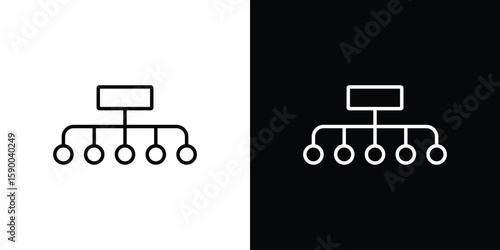 classification icon black vector concept - stock vector.
