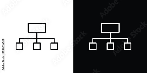 classification icon black vector concept - stock vector.