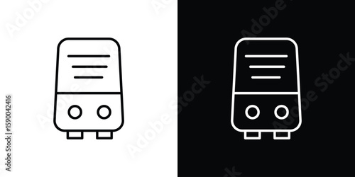 Air purifier icon black vector concept - stock vector.