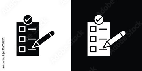 Requirements icon vector flat symbol, glyph sign. icon concept illustration