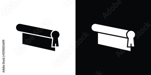 Print screen icon vector flat symbol, glyph sign. icon concept illustration