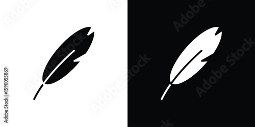 Light weight icon vector flat symbol, glyph sign. icon concept illustration