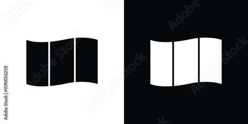 Italy flag icon vector flat symbol, glyph sign. icon concept illustration