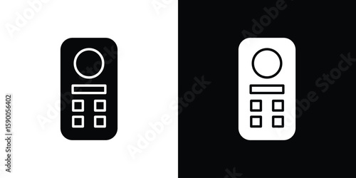 Intercom icon vector flat symbol, glyph sign. icon concept illustration