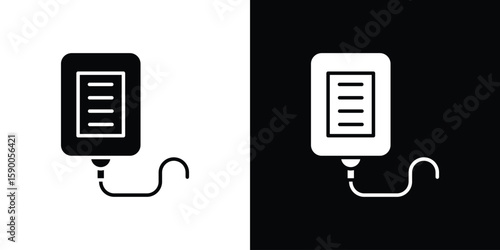 Intravenous icon vector flat symbol, glyph sign. icon concept illustration