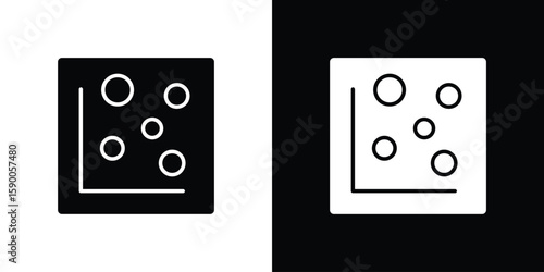 Heat Map icon vector flat symbol, glyph sign. icon concept illustration