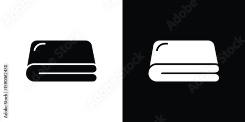 blanket icon vector flat symbol, glyph sign. icon concept illustration