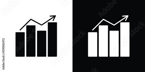 Benchmarking icon vector flat symbol, glyph sign. icon concept illustration