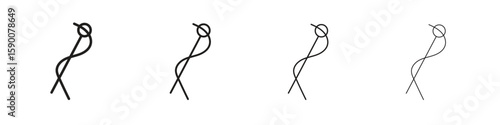 Needle icon collection. Vector illustration EPS10.
