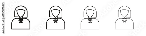 Lawyer icon collection. Vector illustration EPS10.