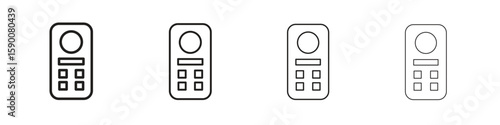 Intercom icon collection. Vector illustration EPS10.