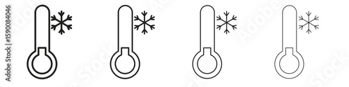 Cold icon collection. Vector illustration EPS10.