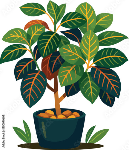 ChatGPT said:
🌿 ELEGANT TROPICAL PLANT VECTOR — This colorful, AI-generated design with detailed foliage is perfect for eco projects, posters, and branding. 🌞 Brighten your creativity with nature’s 