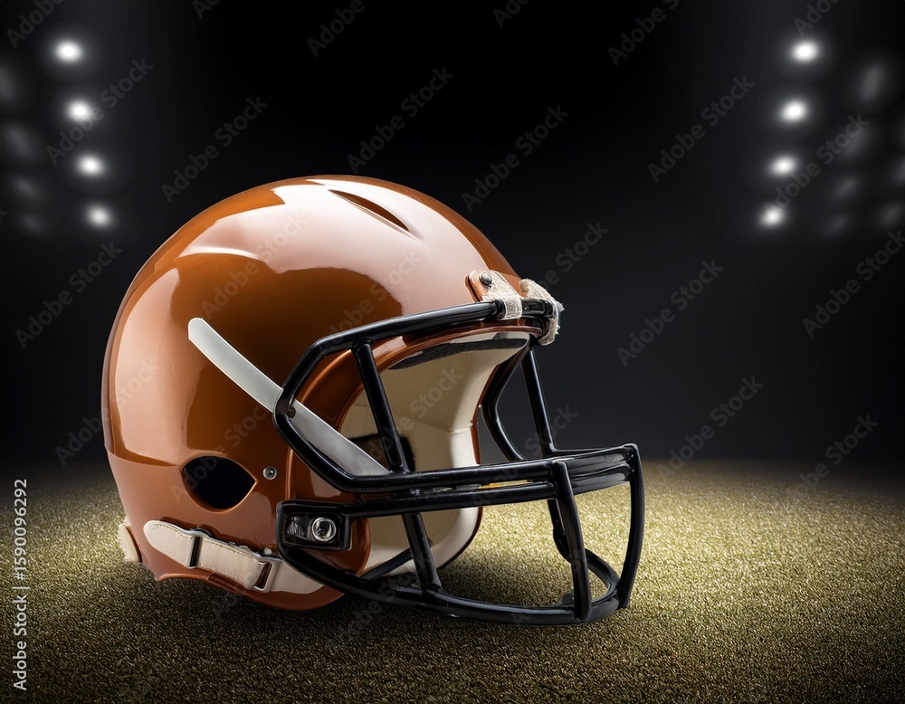 Fototapeta premium american football helmet mock up
