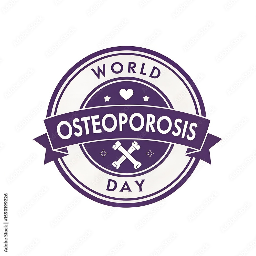 Obraz premium WORLD OSTEOPOROSIS DAY