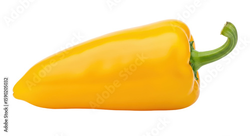 Isolated Yellow Pepper