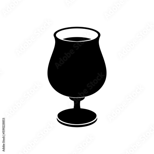 vector silhouette glasses classic