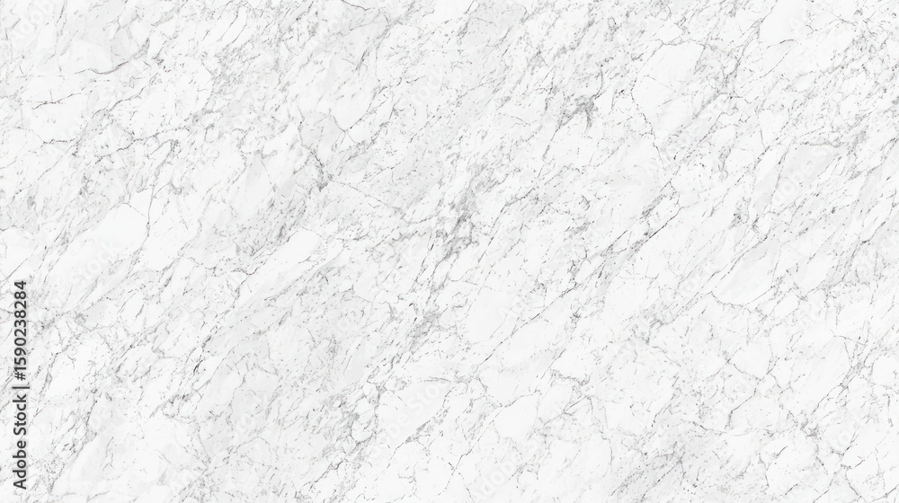Obraz premium A seamless high-resolution image depicting a white marble texture with subtle gray veining and intricate patterns. The surface appears smooth and polished