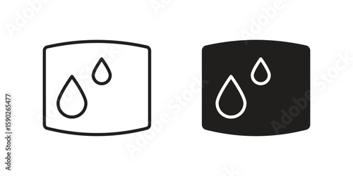 Water tank icon vector design. set web icons