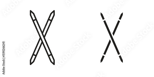 Toothpick icon vector design. set web icons