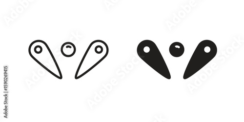 Pinball icon vector design. set web icons