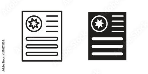 License icon vector design. set web icons