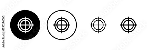 Target icon logo design. goal icon vector. target marketing sign and symbol