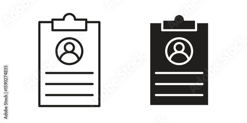 Curriculum icon vector design. set web icons
