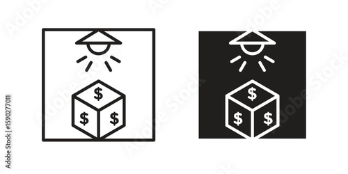 Business incubator icon vector design. set web icons