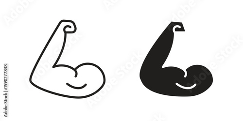 Arm icon vector design. set web icons