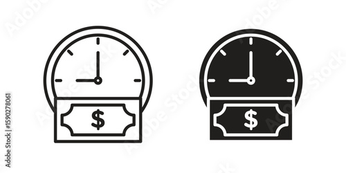 Annuity icon vector design. set web icons