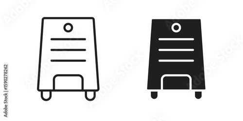 Air purifier icon vector design. set web icons