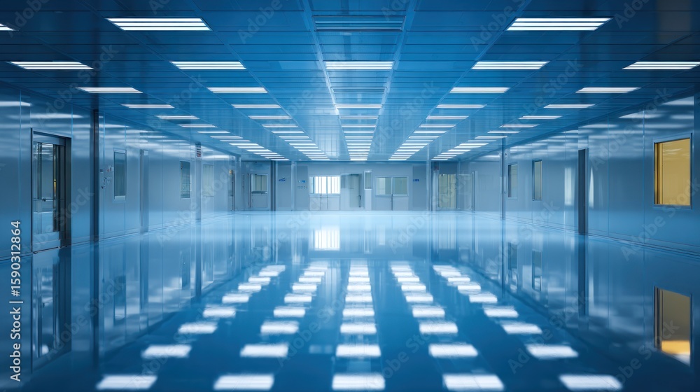 Fototapeta premium Modern industrial clean room
