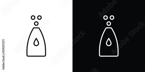 Humidifier icon. Stroke pictogram. Vector illustration. Vector sign for mobile app and websites.