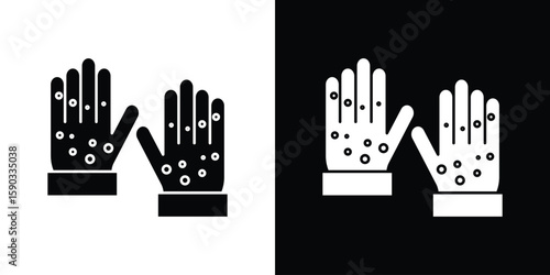 Rash hand icon